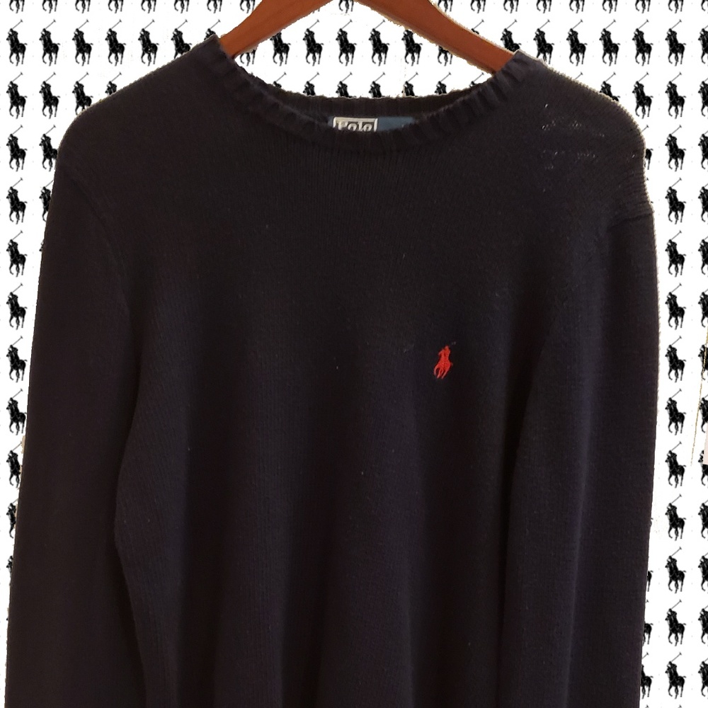 Navy Blue Polo by ralph lauren sweater